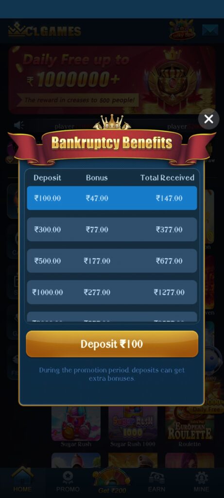 Get Extra Bonus on Deposits